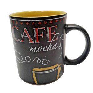 Starbucks Coffee 2007 Cafe Mocha Espresso Mug Chalkboard Series Ceramic Cup